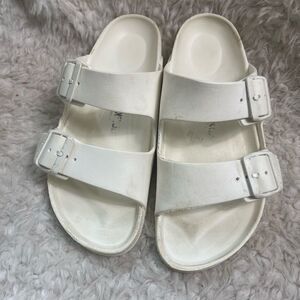 BIRKENSTOCK ARIZONA WHITE BIRKOFLOR EUR Size 38